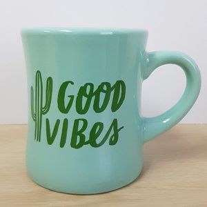 ☀️ The Created Co "Good Vibes" Cactus Coffee Mug